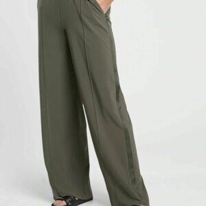 Athleta Nolita Wide Leg Pants Mountain Olive Size 8